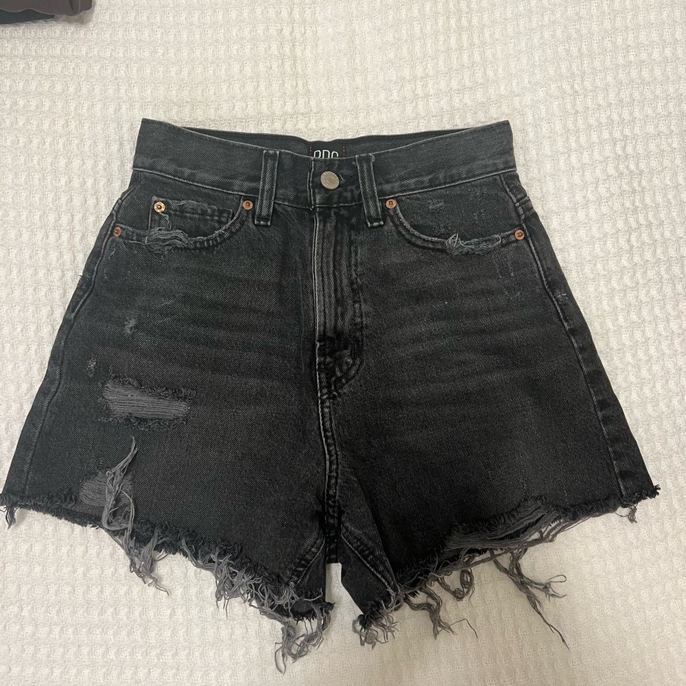 BDG Black Jean Shorts